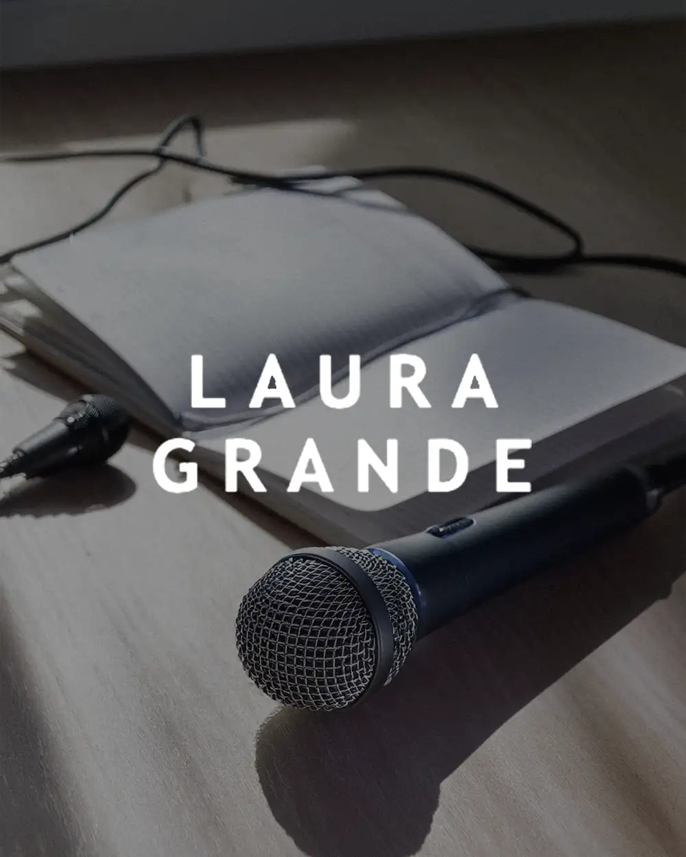 Portada de la web de Laura Grande